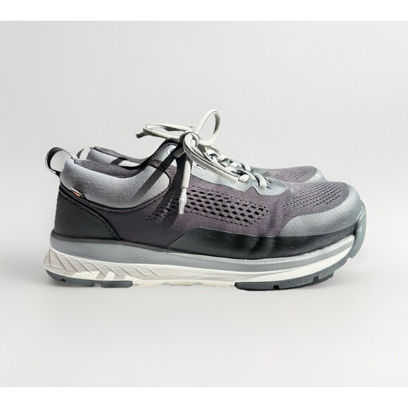 BOGS Sandstone Knit Low Composite Safety Toe Black Gray Shoes Women’s Size 7.5 - Picture 1 of 12